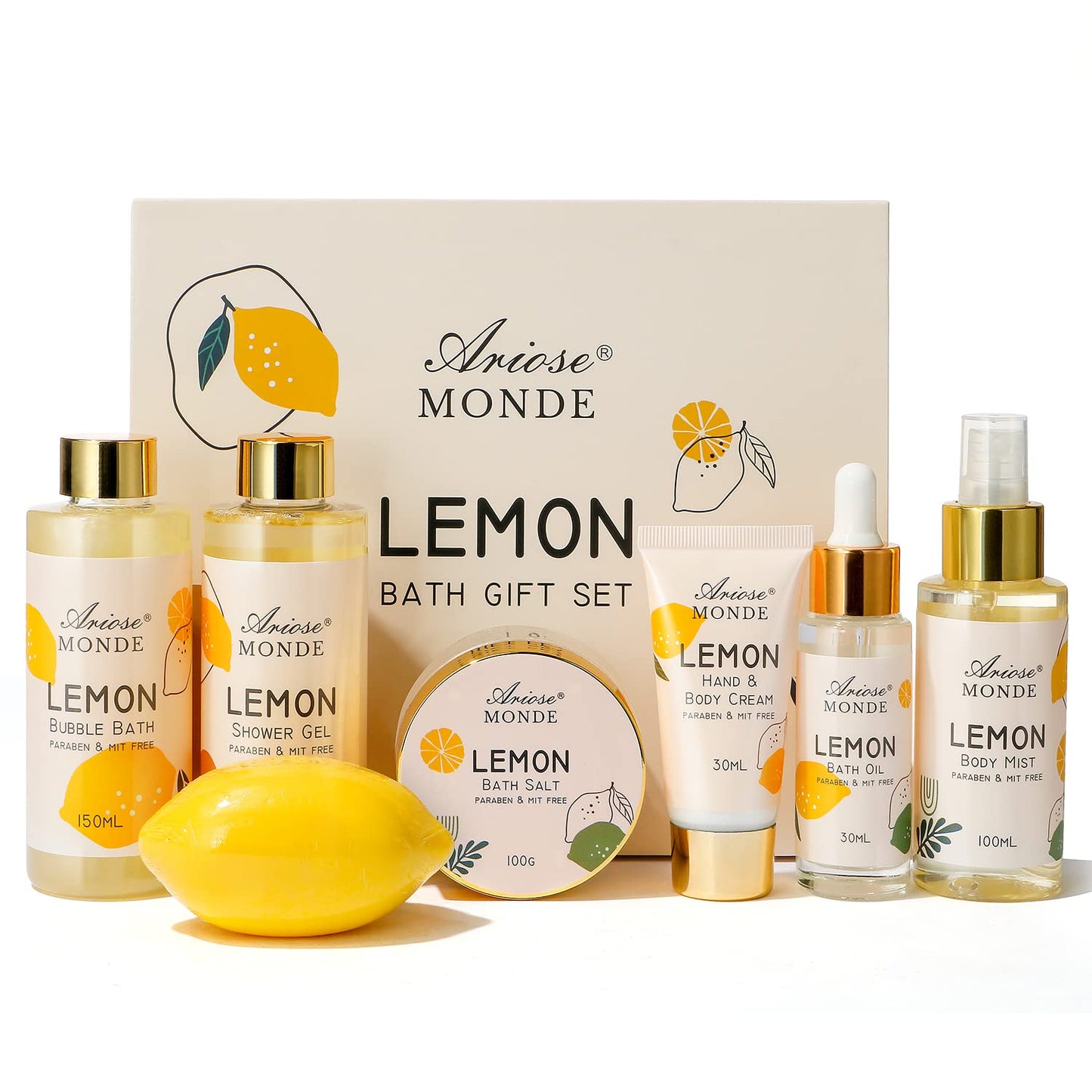 Indulge in Relaxation: 8-Piece Honey Almond Spa Gift Basket for Women - Perfect Birthday, Christmas, or Thank You Gift!
