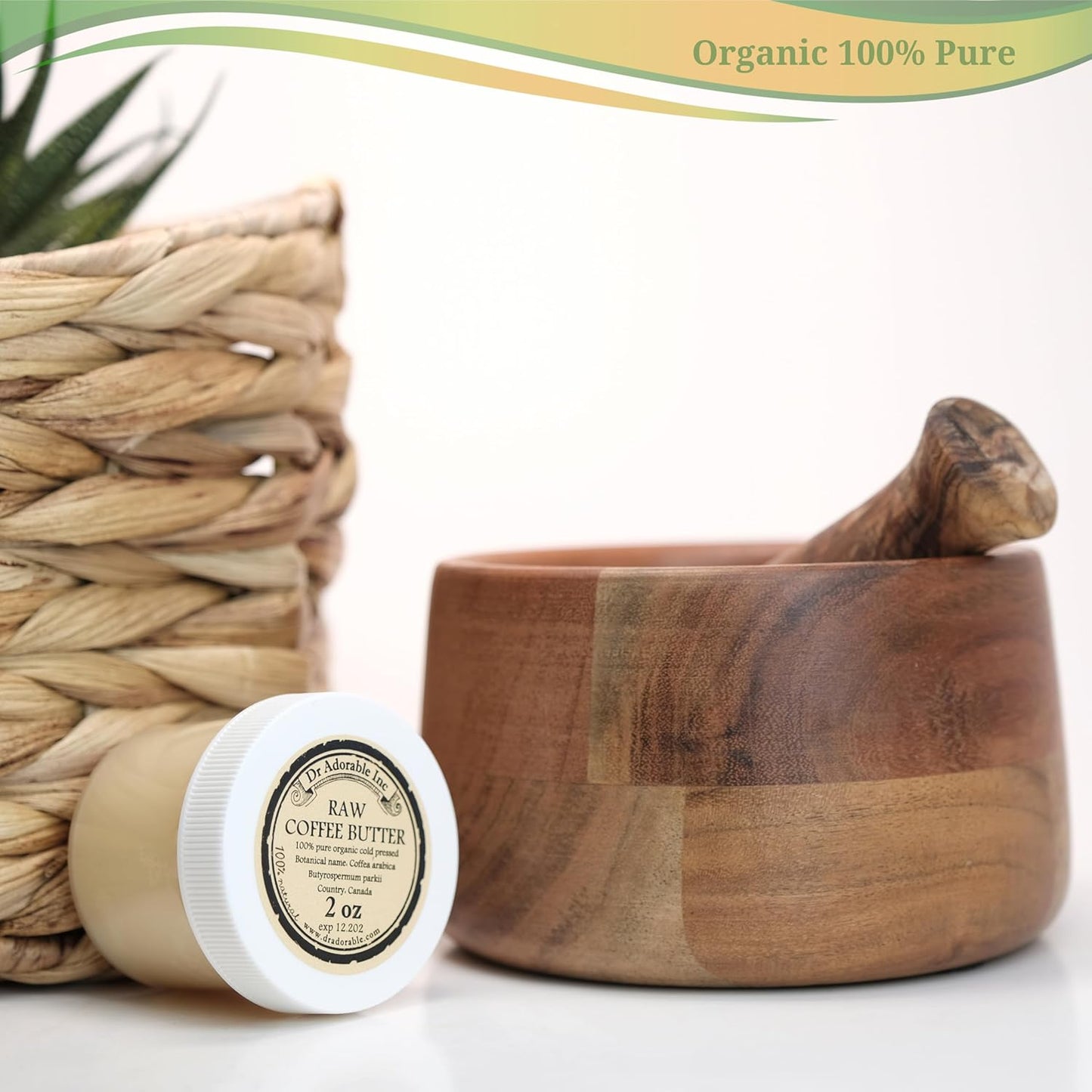 Revitalize Your Skin with Dr Adorable's 2 Oz Pure Natural Organic Coffee Bean Butter - The Ultimate Anti-Aging Moisturizer
