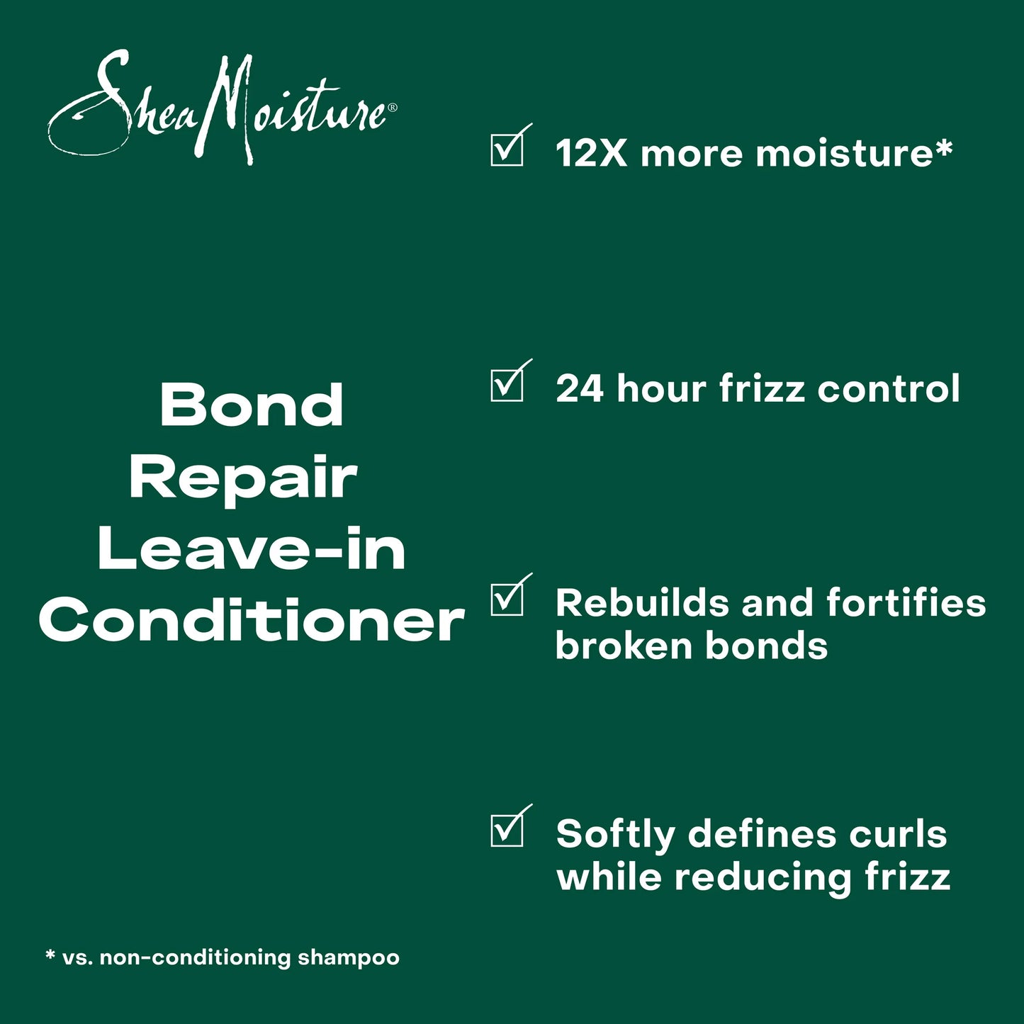 Sheamoisture Amla Oil Leave-In Conditioner for Curly Hair - Strengthening Bond Repair, 11 Oz