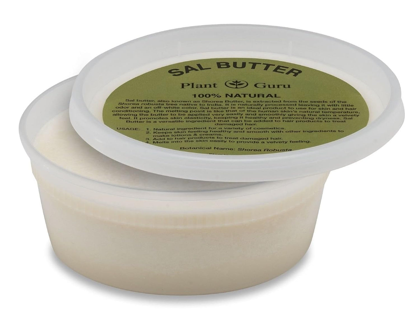 Nourish Your Skin with 100% Pure Raw Cold Pressed Sal Butter - Ultimate Hydration for All Skin Types (8 Oz)