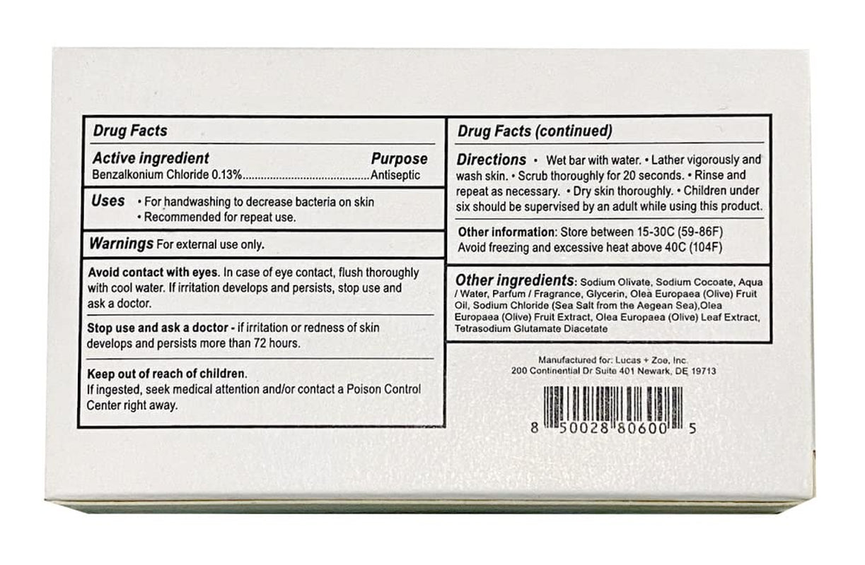 Revitalize Your Skin with Fresh Essence Antiseptic Bar Soap - 6 Pack of Luxurious 4 Ounce Bars Enriched with Mediterranean Olive Oil, Coconut Oil & Aegean Sea Salt - Crafted in Greece