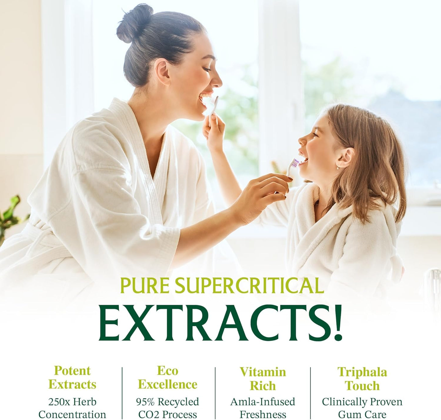 Neem Fluoride-Free Toothpaste - Family-Friendly, 100% Vegan & Natural, Gluten-Free, No Artificial Ingredients - Clove & Stevia (4 Pack)