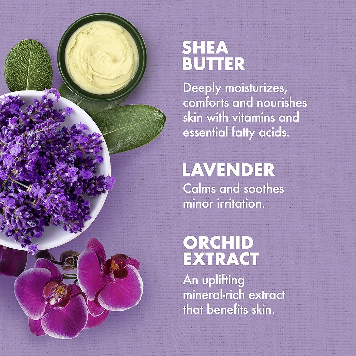 SheaMoisture Lavender Wild Orchid Calming Bath, Body & Massage Oil - 8 Oz Moisturizer for Sensitive Skin