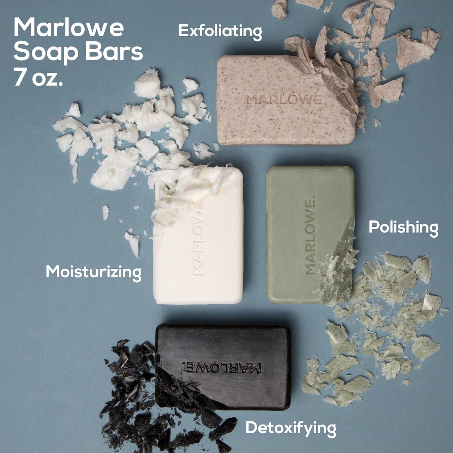 Revitalize Your Skin with No. 102 Oud Wood Body Scrub Soap - 3 Exfoliating Bars with Shea Butter, Olive Oil & Green Tea Extracts, Earthy & Smoky Scent