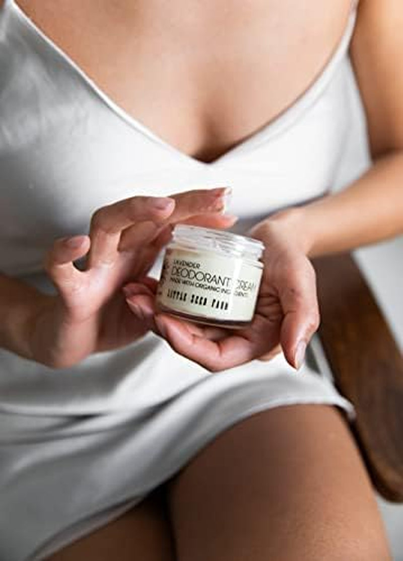 All-Natural Lavender Deodorant Cream - Aluminum Free, Unisex, 2.4 oz - Little Seed Farm