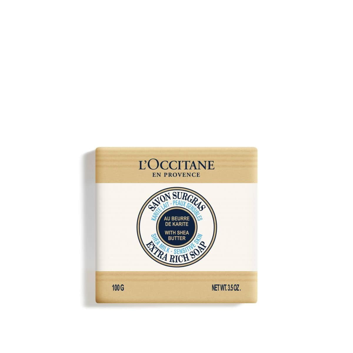 L'Occitane Shea Butter Artisanal Vegan Hand & Body Soap - Citrusy Verbena, Relaxing Lavender, and Nourishing Shea Milk