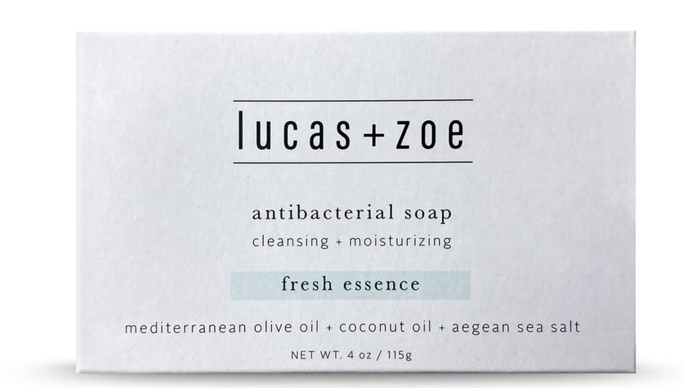 Revitalize Your Skin with Fresh Essence Antiseptic Bar Soap - 6 Pack of Luxurious 4 Ounce Bars Enriched with Mediterranean Olive Oil, Coconut Oil & Aegean Sea Salt - Crafted in Greece