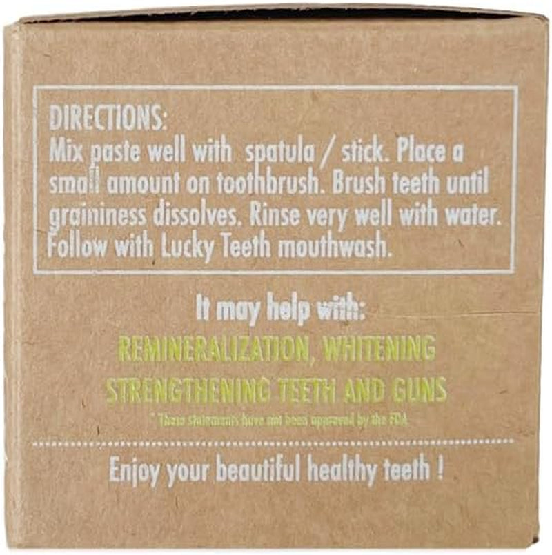 Lucky Teeth Organic Toothpaste - All-Natural Formula for Stronger Teeth & Gums (2 Oz)