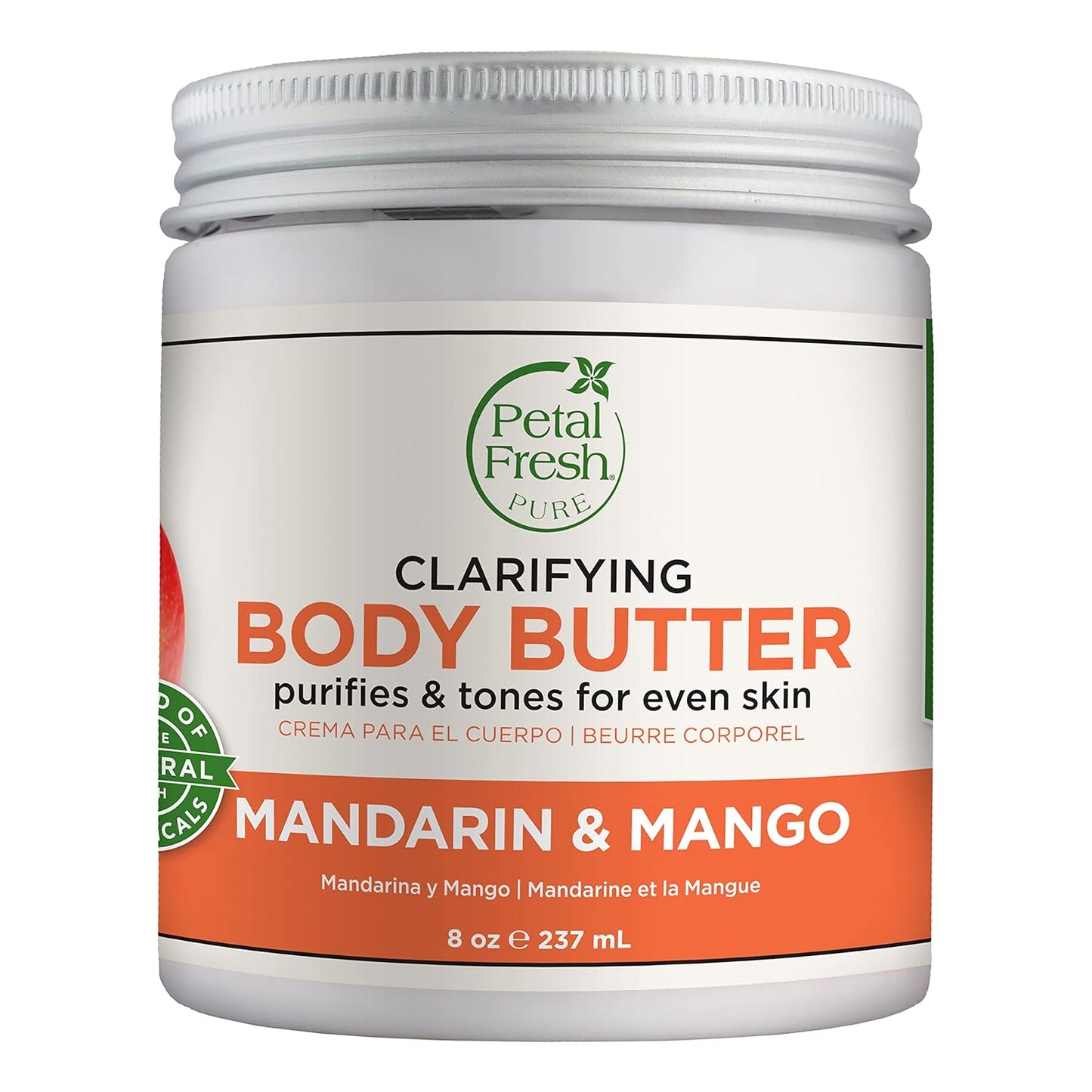 Transform Your Skin with Petal Fresh Pure Restoring Body Butter - Luxurious Honey & Coconut Oil Blend, 8 Fl Oz