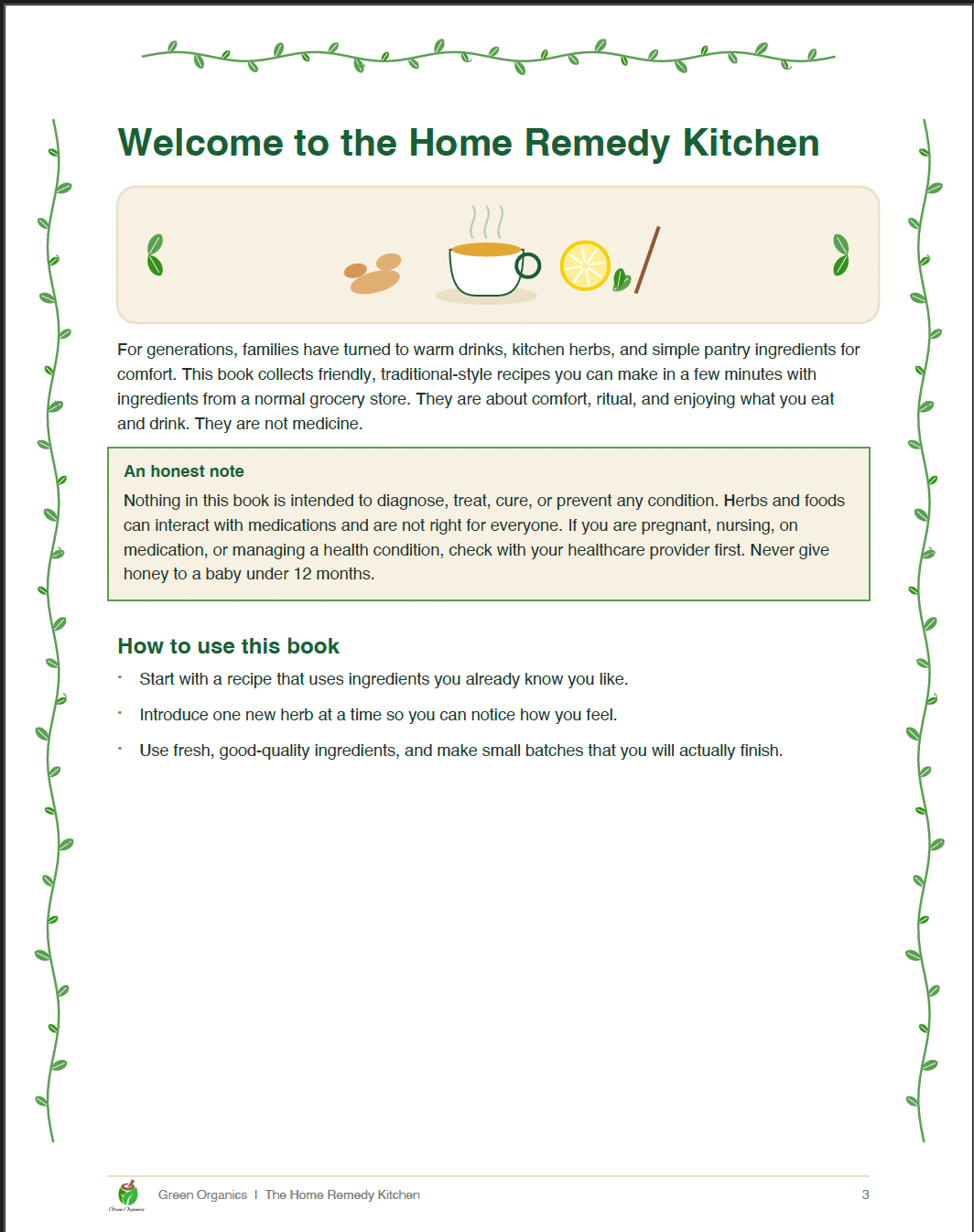 The Home Remedy Kitchen: Simple Teas, Tonics & Natural Pantry Comforts