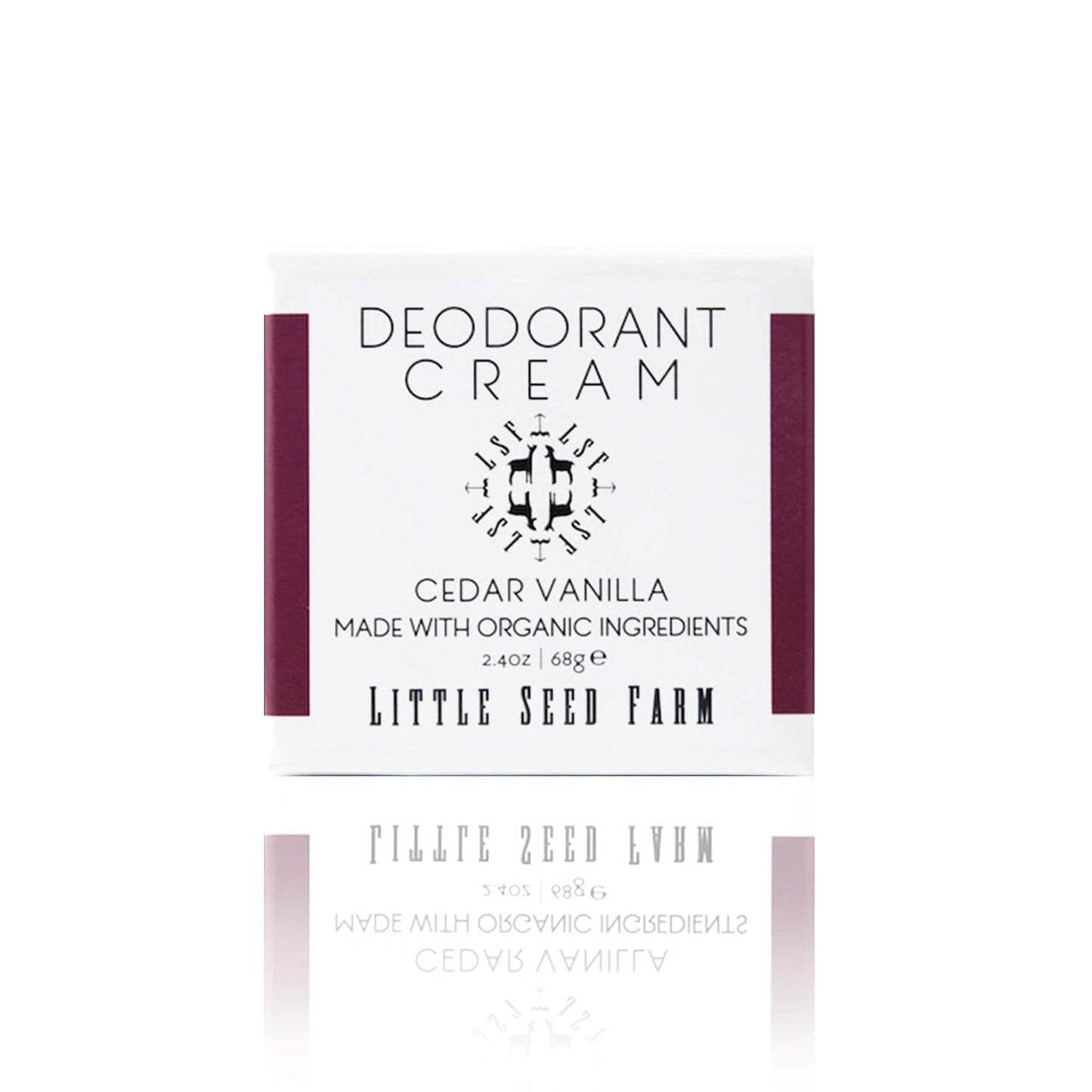 All-Natural Lavender Deodorant Cream - Aluminum Free, Unisex, 2.4 oz - Little Seed Farm