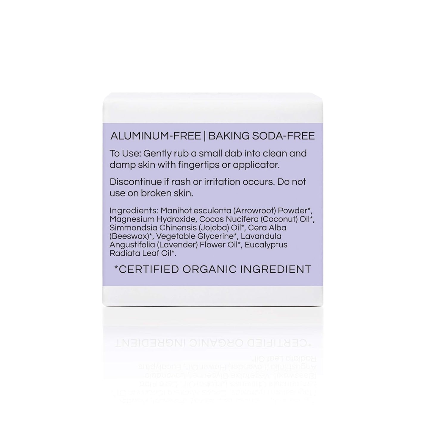 All-Natural Lavender Deodorant Cream - Aluminum Free, Unisex, 2.4 oz - Little Seed Farm