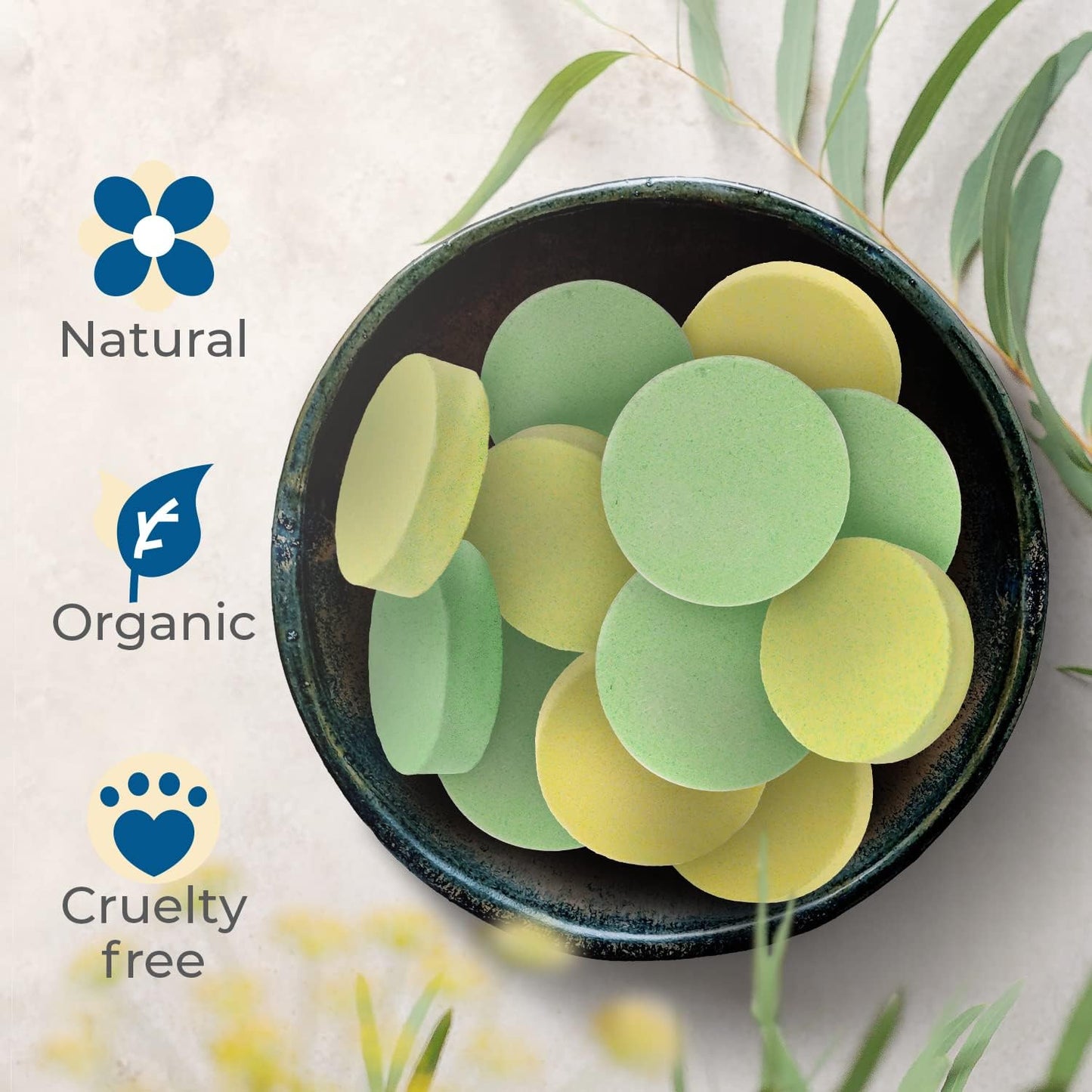 Eucalyptus & Mint Aromatherapy Shower Steamers - 12 Stress Relief Fizzies with Essential Oils - Perfect Relaxation Gifts for Mother's Day & Birthdays for Him and Her