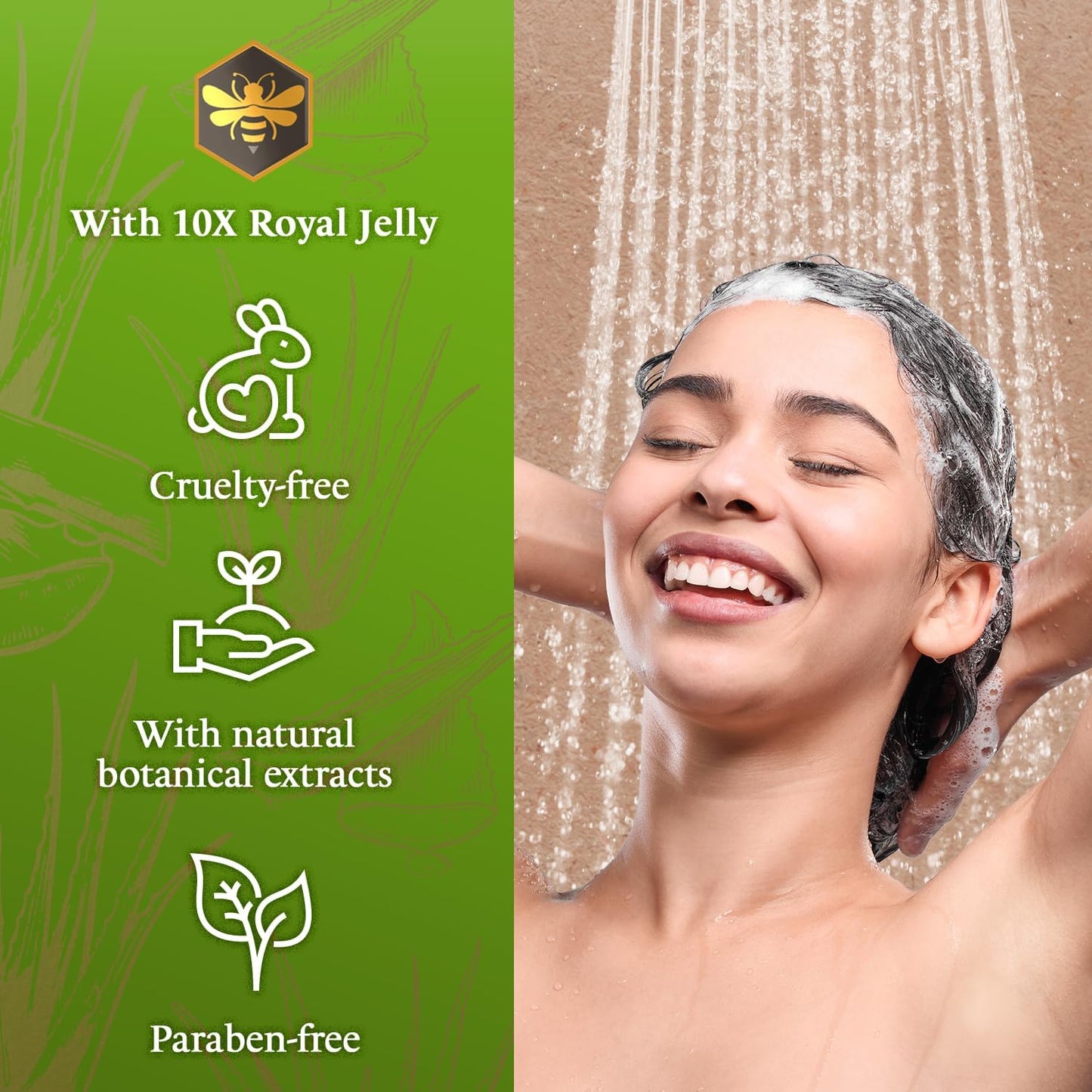 Tio Nacho Aloe Vera Deep Repair Shampoo - Organic Aloe Vera & Royal Jelly for Ultimate Hair Repair, Strength, and Shine - Paraben, Salt & Silicone-Free - 14 Oz