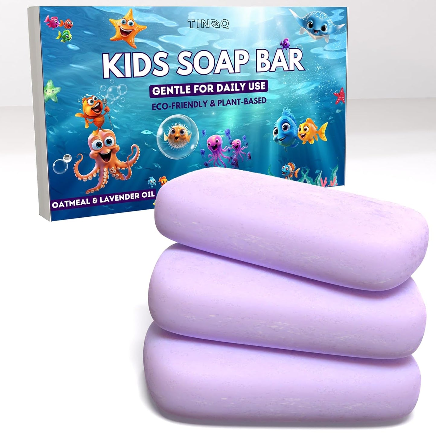 Gentle Green Tea Kids Soap Bar - Hypoallergenic & Natural for Sensitive Skin