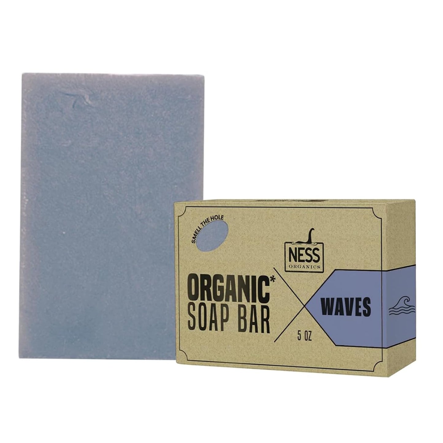 Ness Men's Maritime Moss Soap Bar - Natural, Moisturizing & Handmade with Organic Ingredients, Essential Oils, Vegan & Cruelty-Free