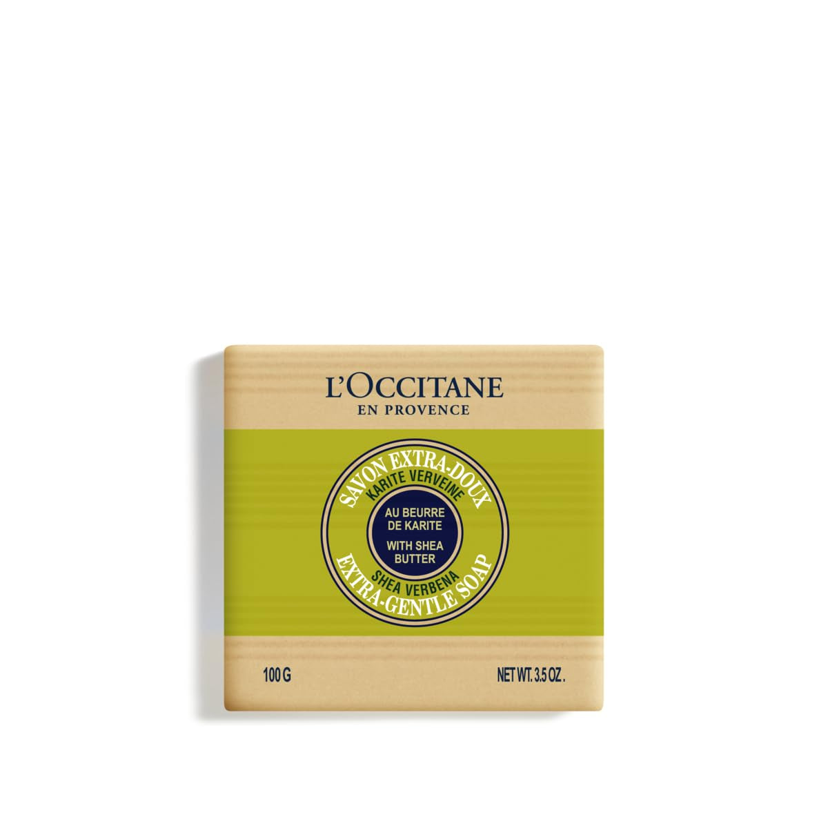 L'Occitane Shea Butter Artisanal Vegan Hand & Body Soap - Citrusy Verbena, Relaxing Lavender, and Nourishing Shea Milk