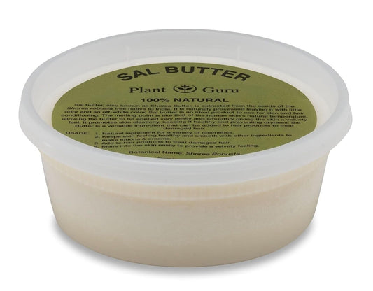 Nourish Your Skin with 100% Pure Raw Cold Pressed Sal Butter - Ultimate Hydration for All Skin Types (8 Oz)