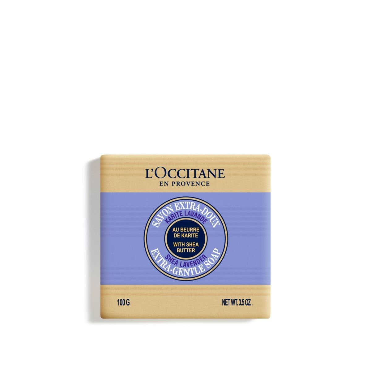 L'Occitane Shea Butter Artisanal Vegan Hand & Body Soap - Citrusy Verbena, Relaxing Lavender, and Nourishing Shea Milk