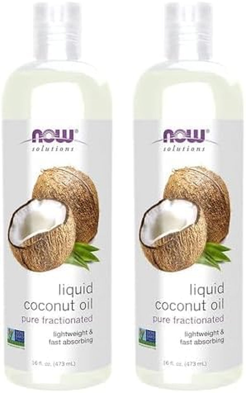 NOW Foods Liquid Coconut Oil - Nourish Your Skin and Hair, 4 oz - Lightweight & Hydrating Formula
