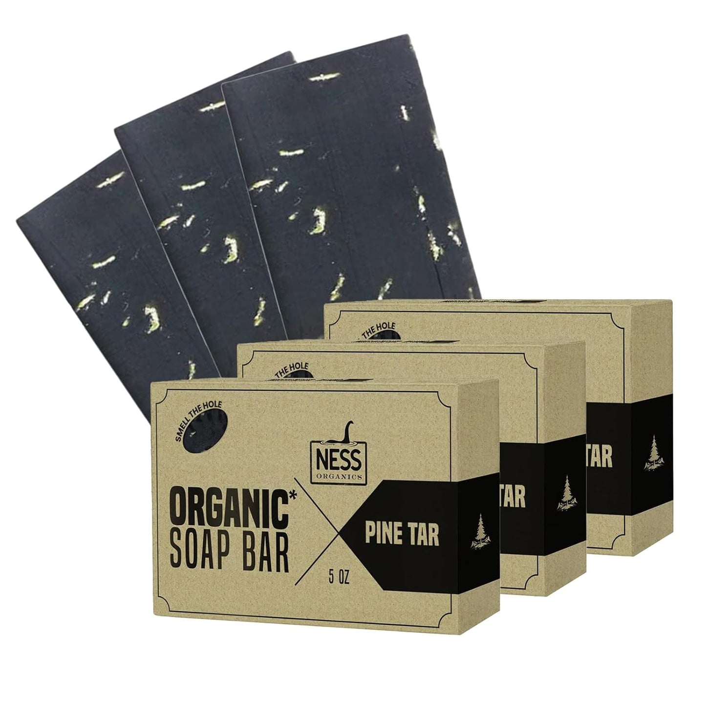 Ness Men's Maritime Moss Soap Bar - Natural, Moisturizing & Handmade with Organic Ingredients, Essential Oils, Vegan & Cruelty-Free