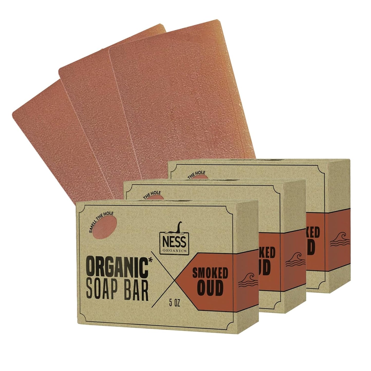 Ness Men's Maritime Moss Soap Bar - Natural, Moisturizing & Handmade with Organic Ingredients, Essential Oils, Vegan & Cruelty-Free