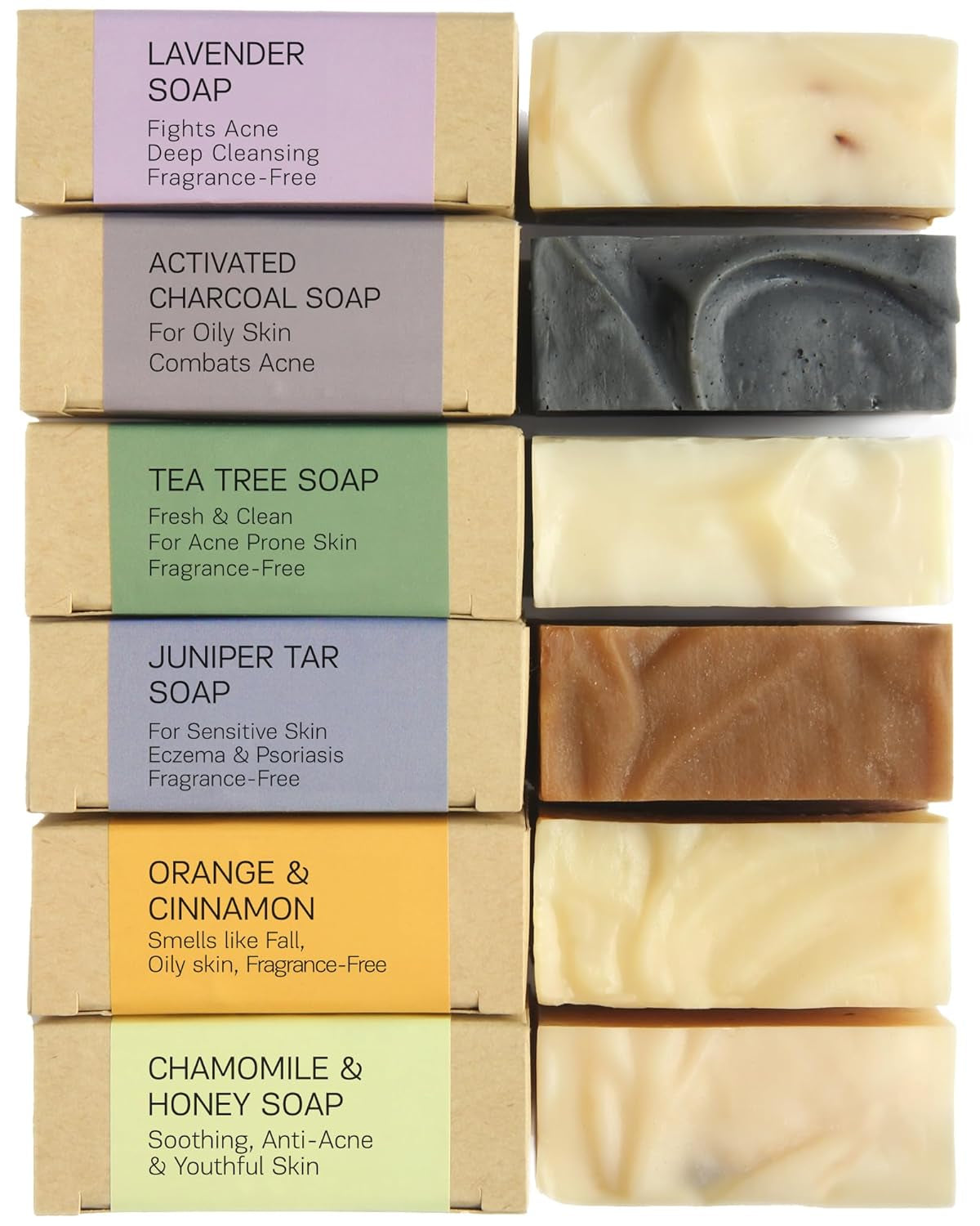Revitalize Your Skin with Authentic Orange Cinnamon Organic Soap Bars - Handmade, Vegan, and Cruelty-Free (Pack of 2) - Perfect for Oily and Acne-Prone Skin, 4.2 Oz Each