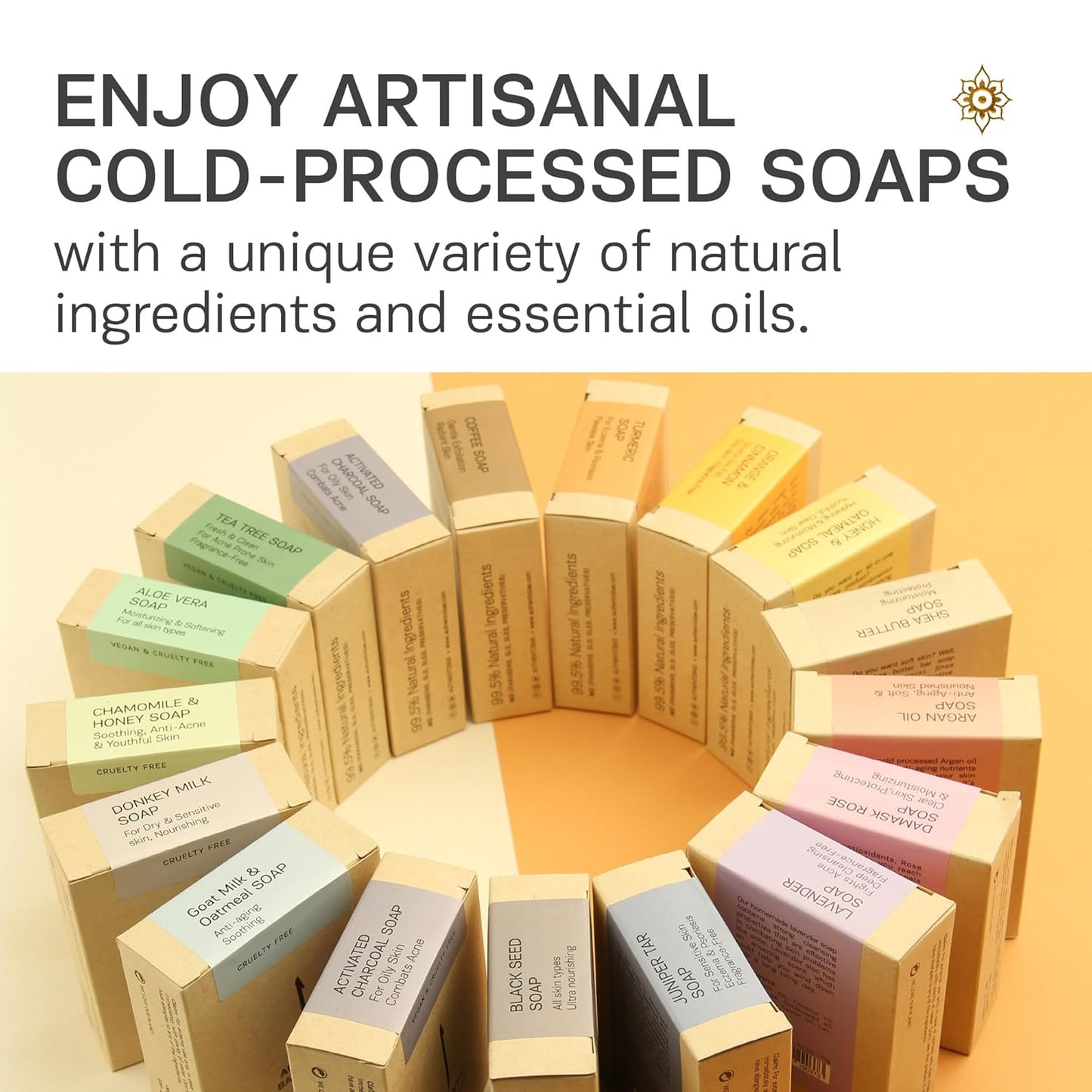 Revitalize Your Skin with Authentic Orange Cinnamon Organic Soap Bars - Handmade, Vegan, and Cruelty-Free (Pack of 2) - Perfect for Oily and Acne-Prone Skin, 4.2 Oz Each