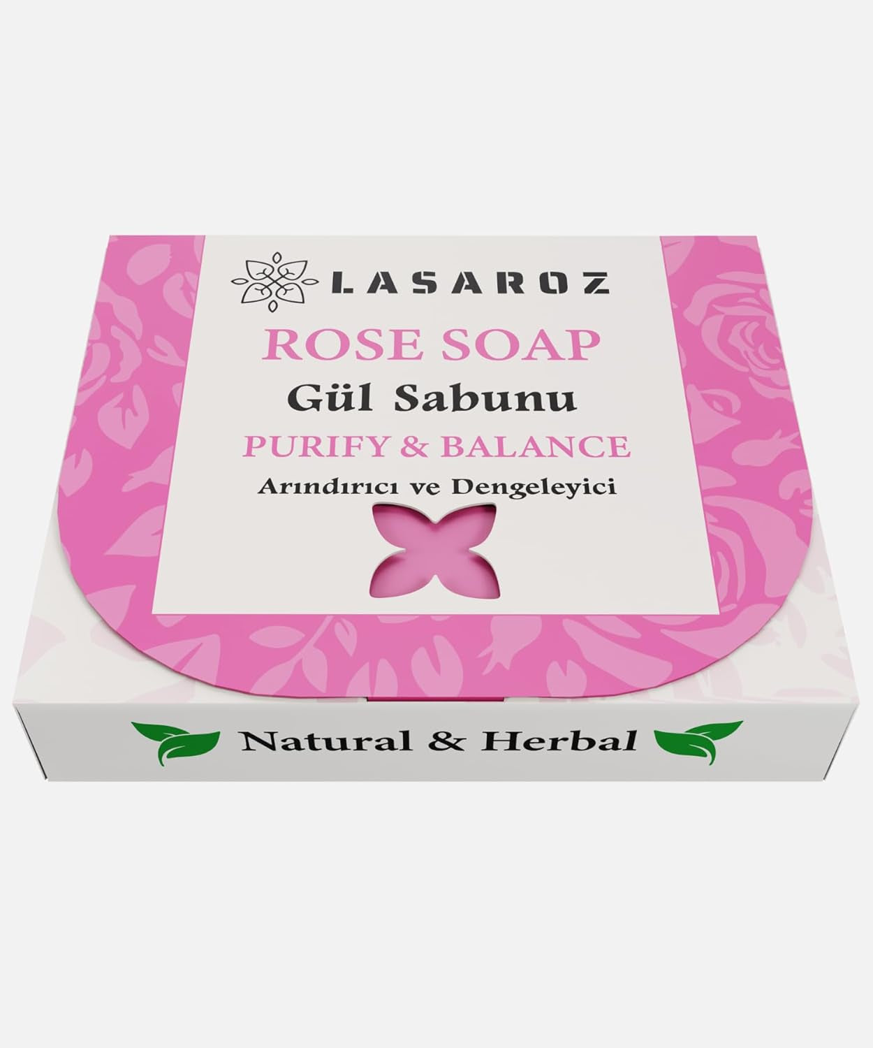 Experience Luxurious Cleansing with Organic Rose Bar Soap - The Ultimate Moisturizing Cleanser for Hair, Hands, Face & Body