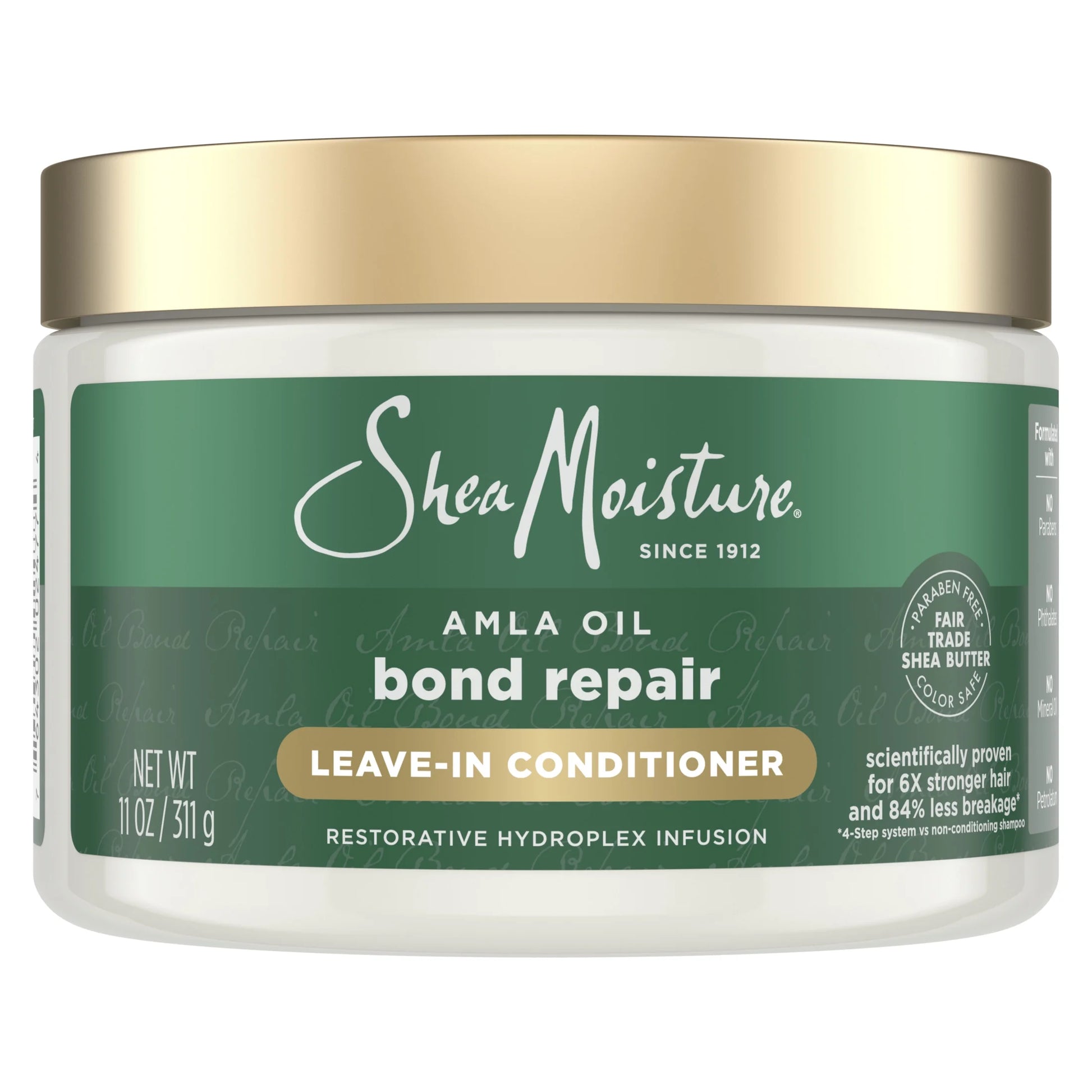Sheamoisture Amla Oil Leave-In Conditioner for Curly Hair - Strengthening Bond Repair, 11 Oz