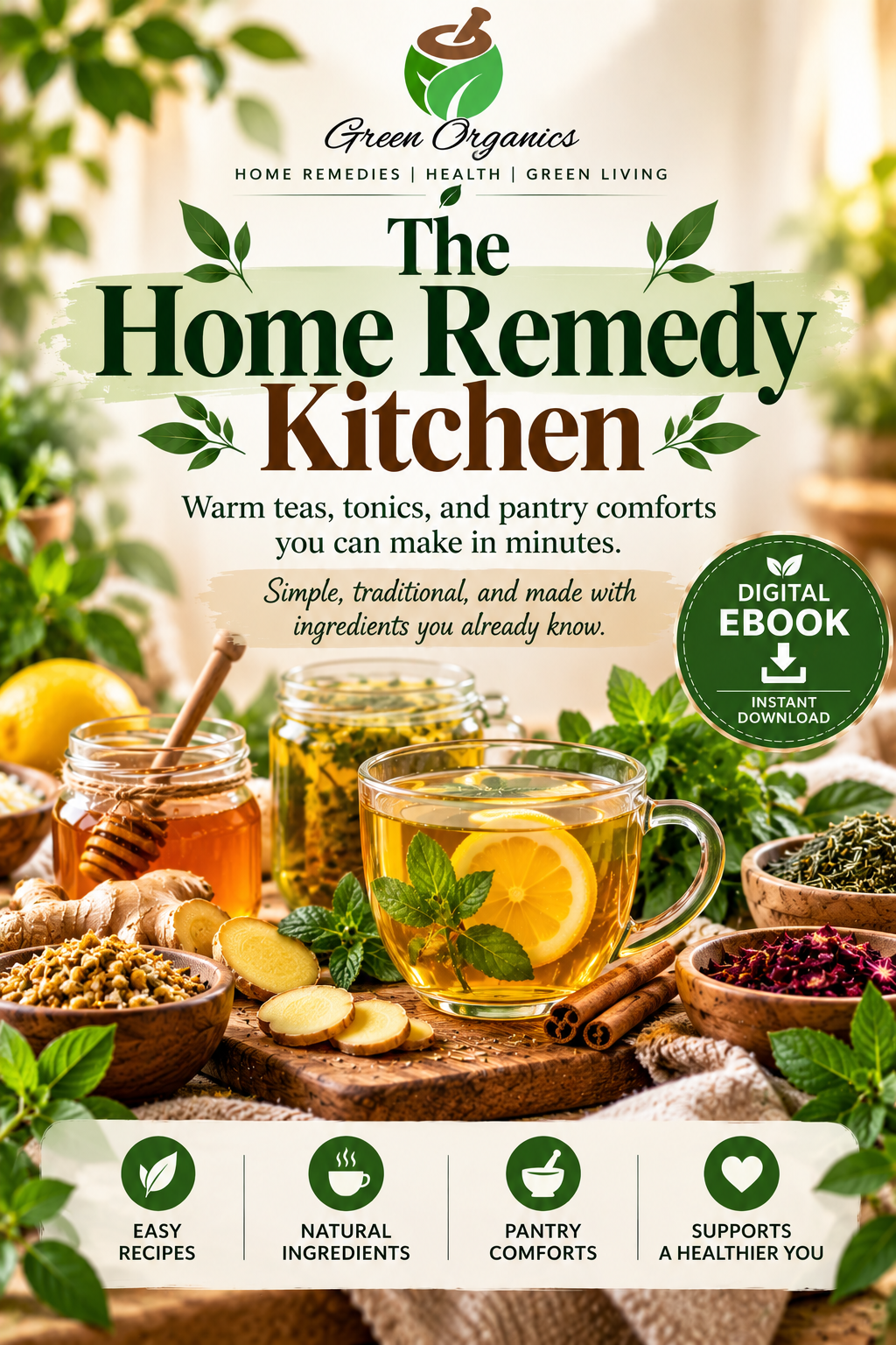 The Home Remedy Kitchen: Simple Teas, Tonics & Natural Pantry Comforts