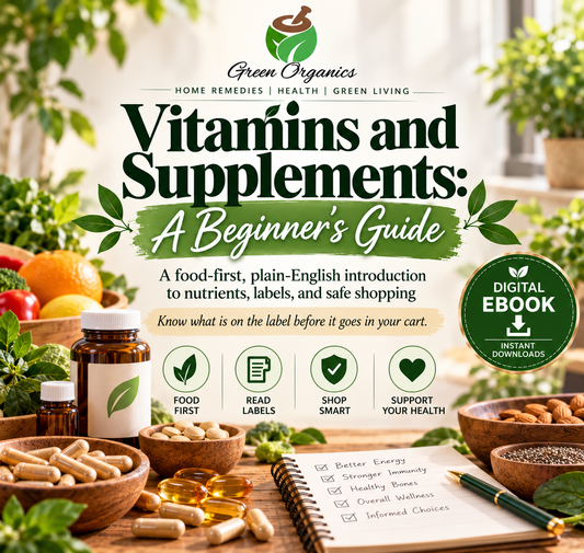 Vitamins & Supplements for Beginners: A Food-First Guide to Nutrients, Labels & Smart Shopping