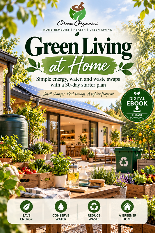 Green Living at Home: Simple Energy, Water & Waste Swaps + 30-Day Starter Plan
