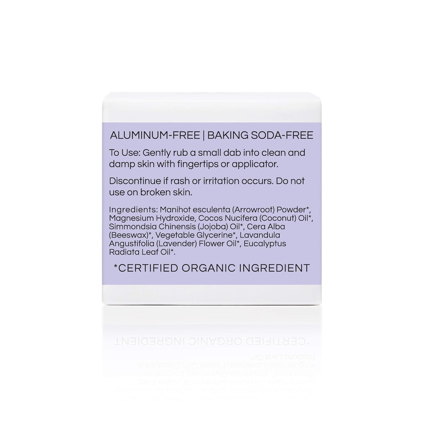 All-Natural Lavender Deodorant Cream - Aluminum Free, Unisex, 2.4 oz - Little Seed Farm