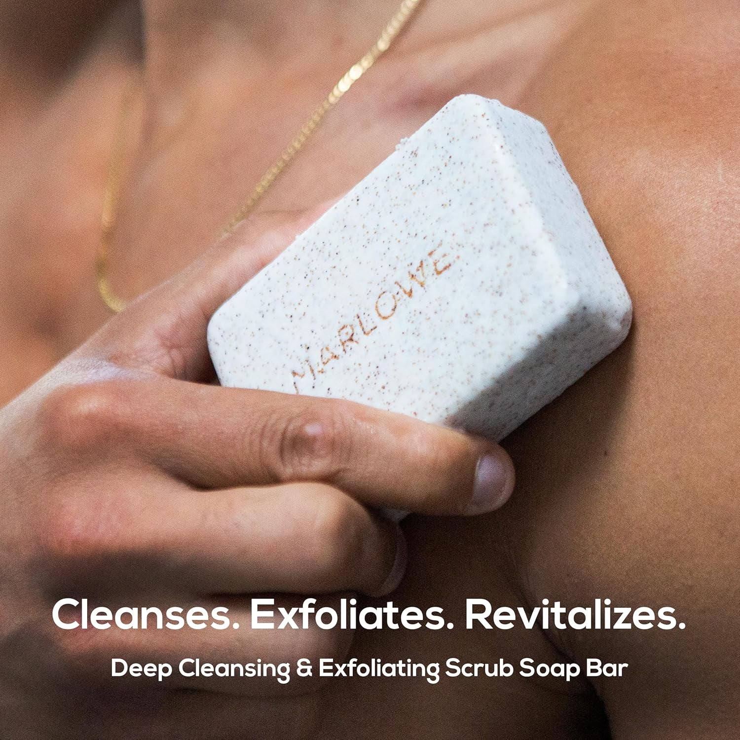 Revitalize Your Skin with No. 102 Oud Wood Body Scrub Soap - 3 Exfoliating Bars with Shea Butter, Olive Oil & Green Tea Extracts, Earthy & Smoky Scent