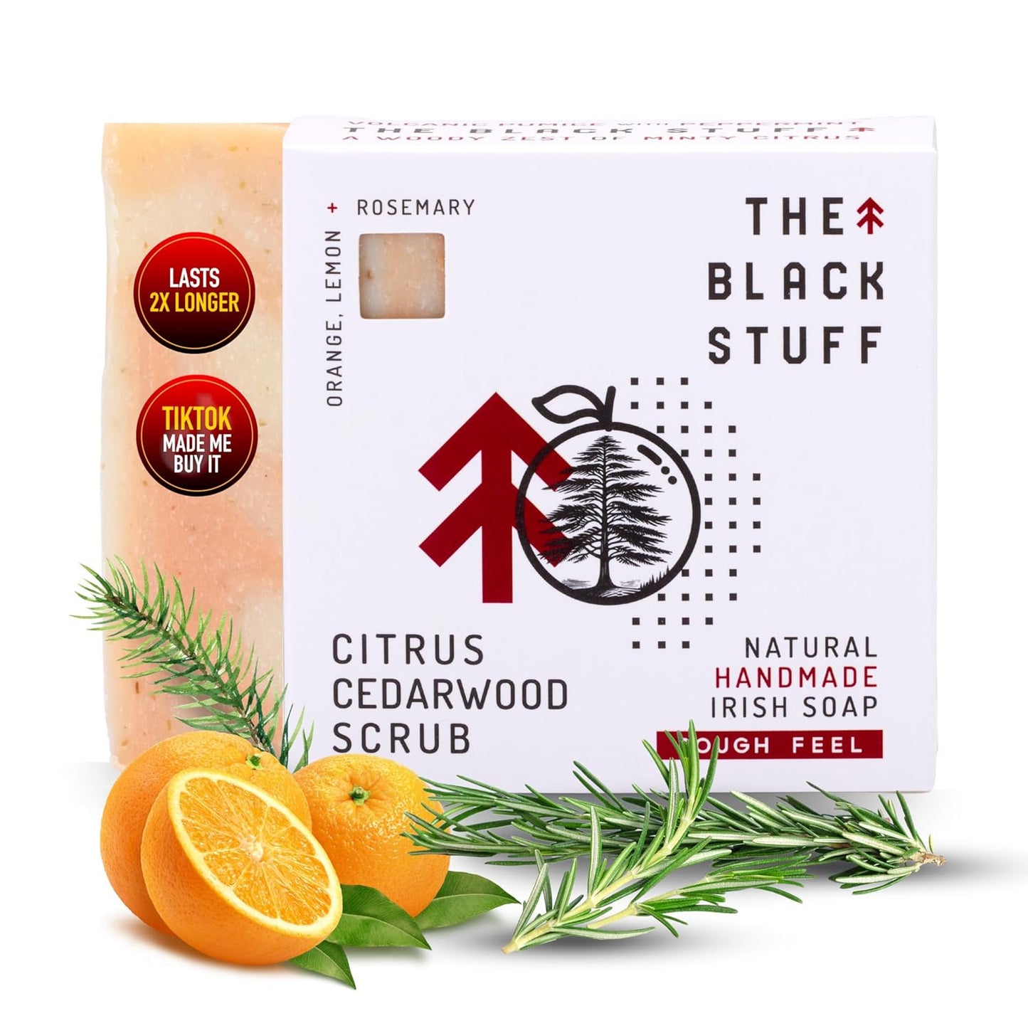Revitalize Your Skin with All-Natural Handmade Men's Soap - Irish Mountain Rain Cold Process Bar with Organic Ingredients and Essential Oils