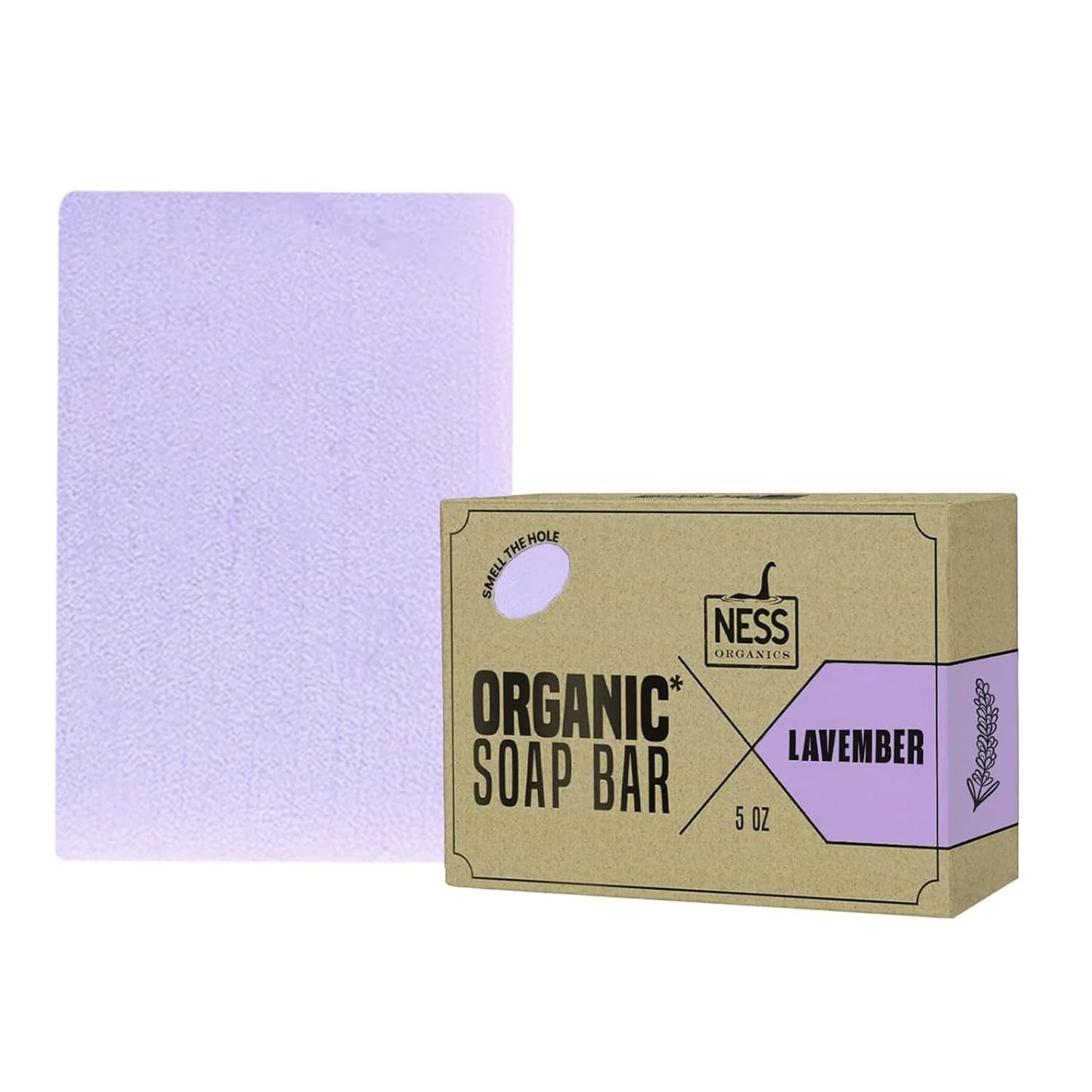 Ness Men's Maritime Moss Soap Bar - Natural, Moisturizing & Handmade with Organic Ingredients, Essential Oils, Vegan & Cruelty-Free