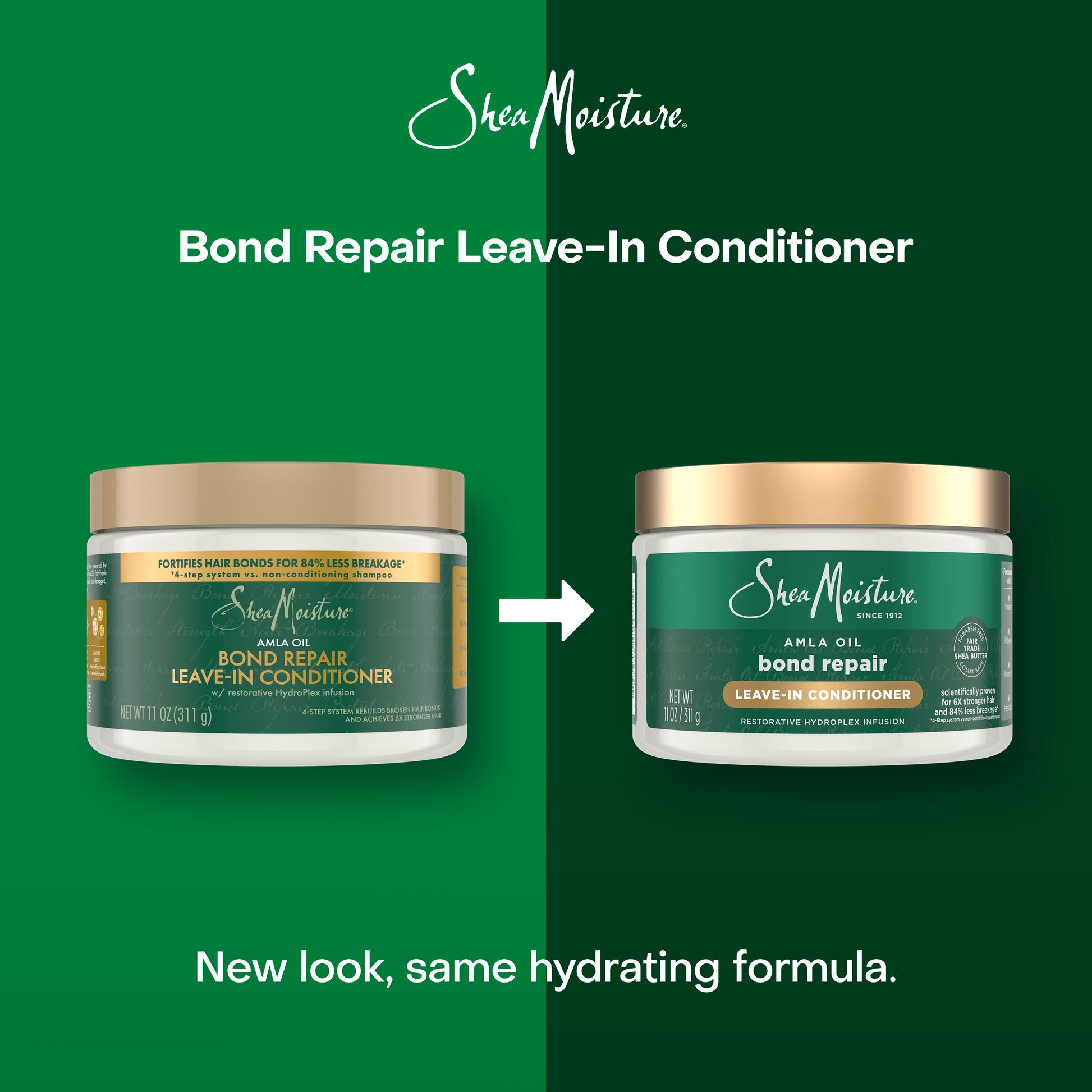 Sheamoisture Amla Oil Leave-In Conditioner for Curly Hair - Strengthening Bond Repair, 11 Oz
