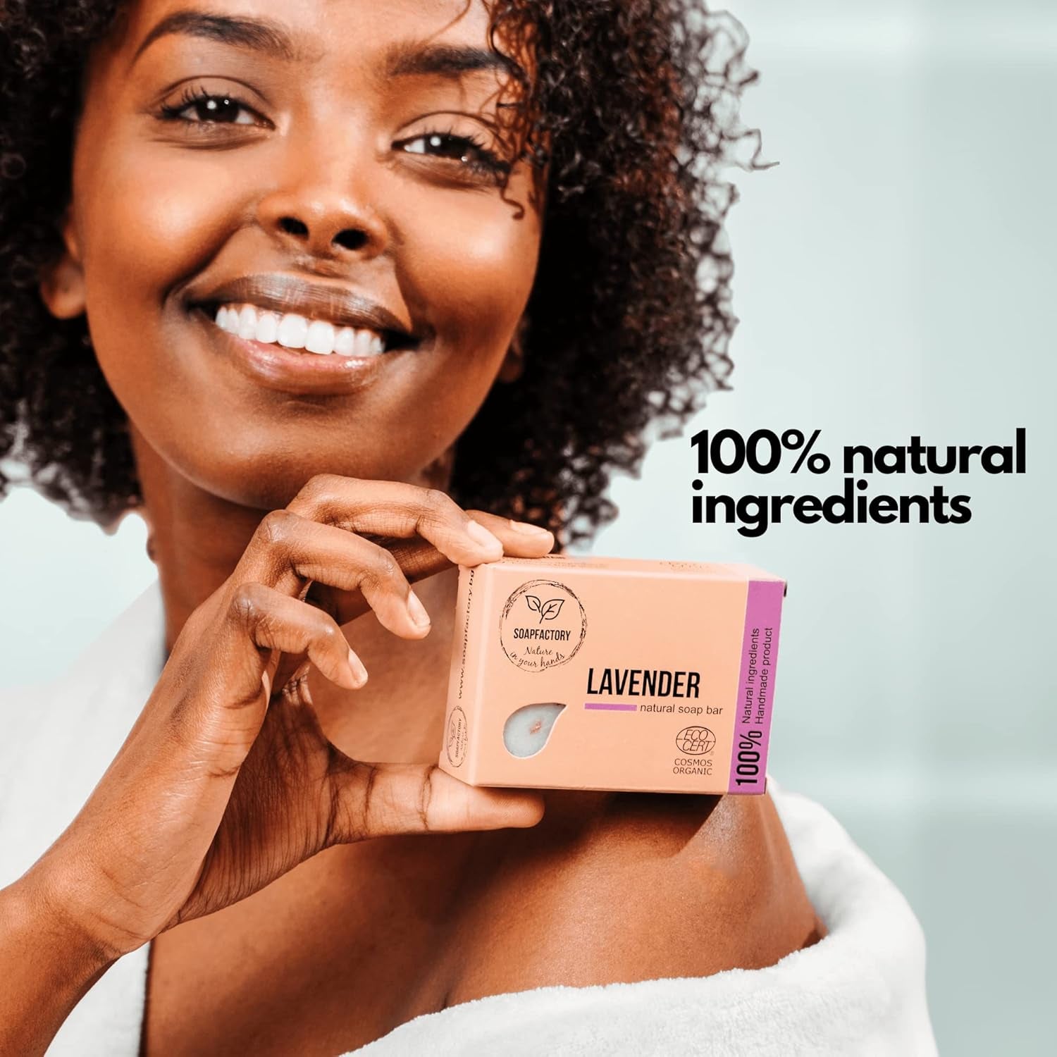 Transform Your Skin with Soapfactory's Luxurious Lavender Oatmeal Exfoliating Soap - Vegan, Organic, Handmade Body Bars (Set of 3)