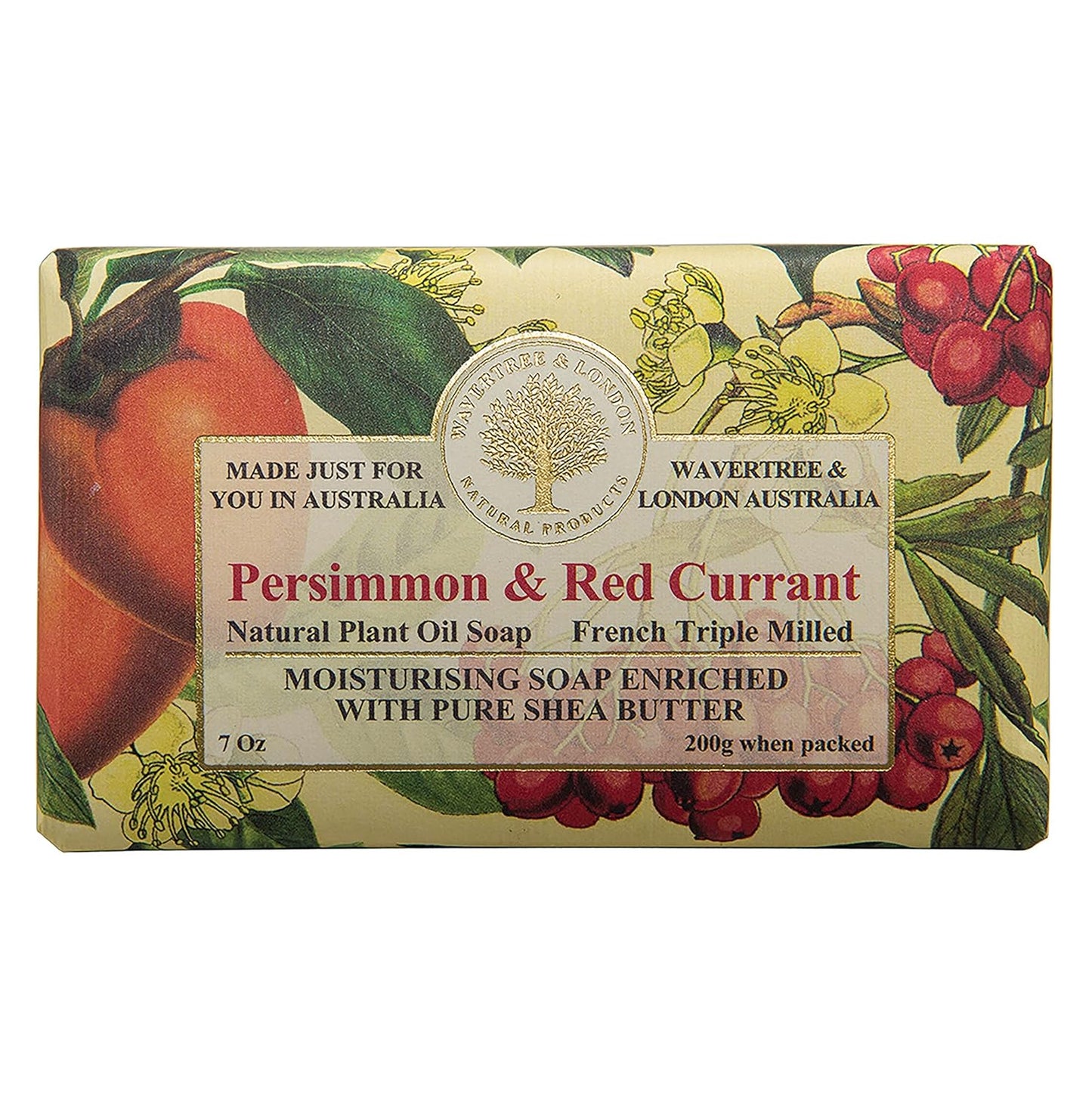 Wavertree & London English Rose Scented Natural Soap - 2 Luxurious 7Oz Triple Milled Bars with Shea Butter for Ultimate Moisturization - Perfect for All Skin Types