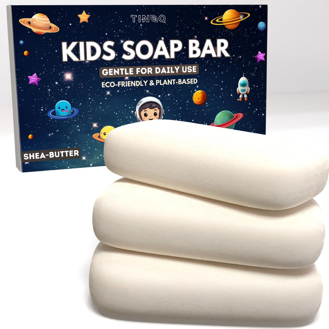 Gentle Green Tea Kids Soap Bar - Hypoallergenic & Natural for Sensitive Skin