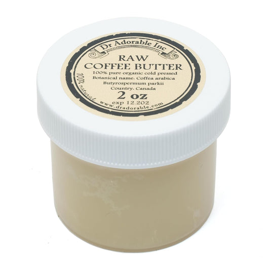 Revitalize Your Skin with Dr Adorable's 2 Oz Pure Natural Organic Coffee Bean Butter - The Ultimate Anti-Aging Moisturizer