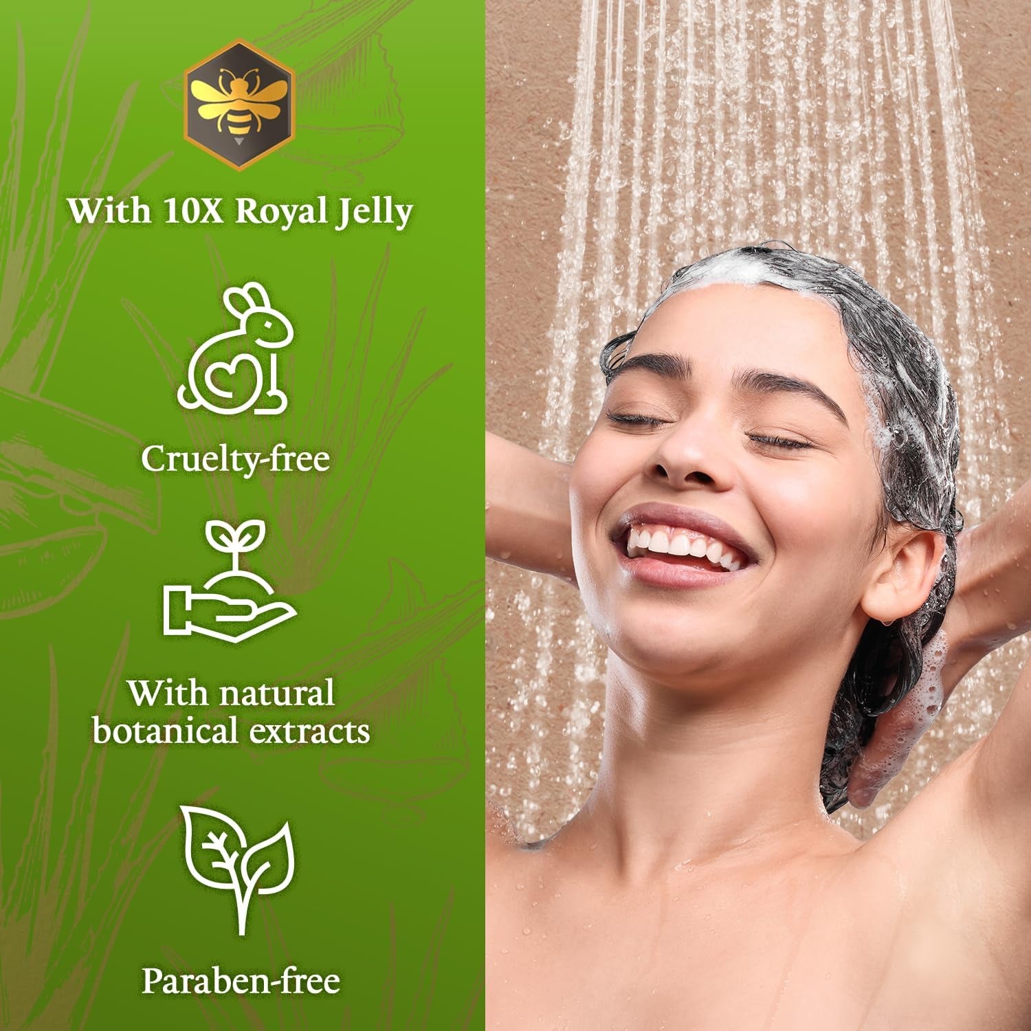 Tio Nacho Aloe Vera Deep Repair Shampoo - Organic Aloe Vera & Royal Jelly for Ultimate Hair Repair, Strength, and Shine - Paraben, Salt & Silicone-Free - 14 Oz
